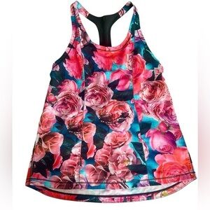 Lululemon Lighten Up Secret Garden Racerback Tank - Floral
